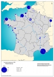 Les emplois logistiques en 2008 : Transport par eau