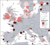 Niveau d'intégration verticale des activités de transport et logistique dans les places portuaires européennes