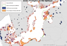 Zones protégées en Mer Baltique