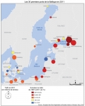 Les 30 premiers ports de la Baltique en 2011