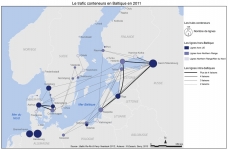 Trafic conteneurs en Baltique en 2011