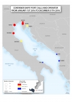 Mer Adriatique Port descales des portes conteneurs et opérateurs en 2016