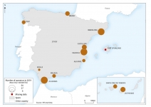 Navires et opérateurs dans les ports espagnols