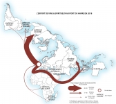 Les exportations de vins et spiritueux de Haropa en 2018