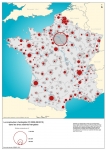 La construction d'entrepôts dans les aires urbaines françaises entre 2008 et 2010